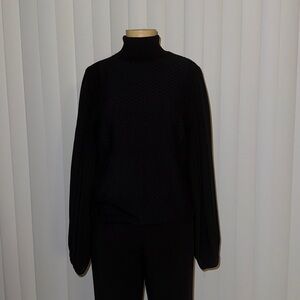 White House Black Market Black Turtleneck Sweater